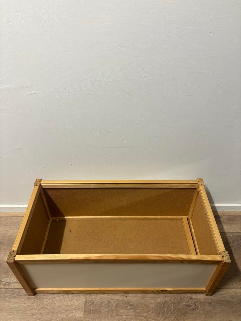 IKEA APA Opbergbak - Houten Kist met Deksel, Ophalen, Gebruikt, 50 tot 100 cm, Minder dan 50 cm