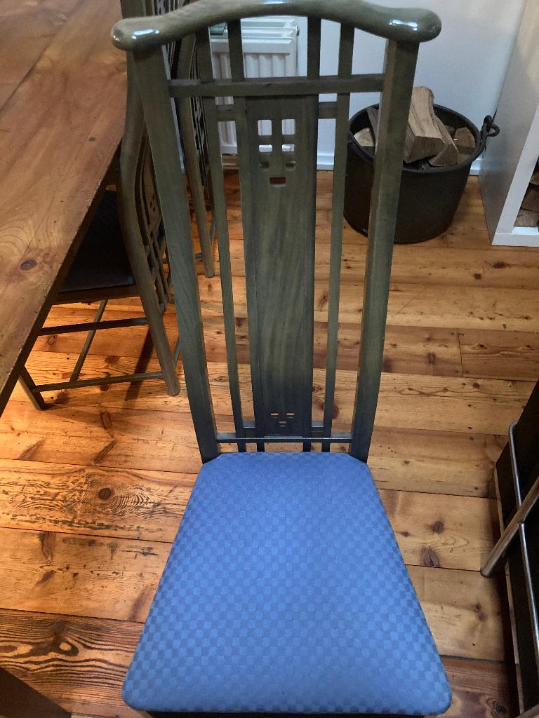 6 Georgetti design eetkamerstoelen, Antiek en Kunst, Ophalen