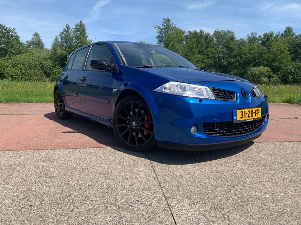 Renault Mégane 2.0 16V Turbo gt/rs 2008 Blauw, Auto's, 1998 cc, Zwart, 4 cilinders, Blauw