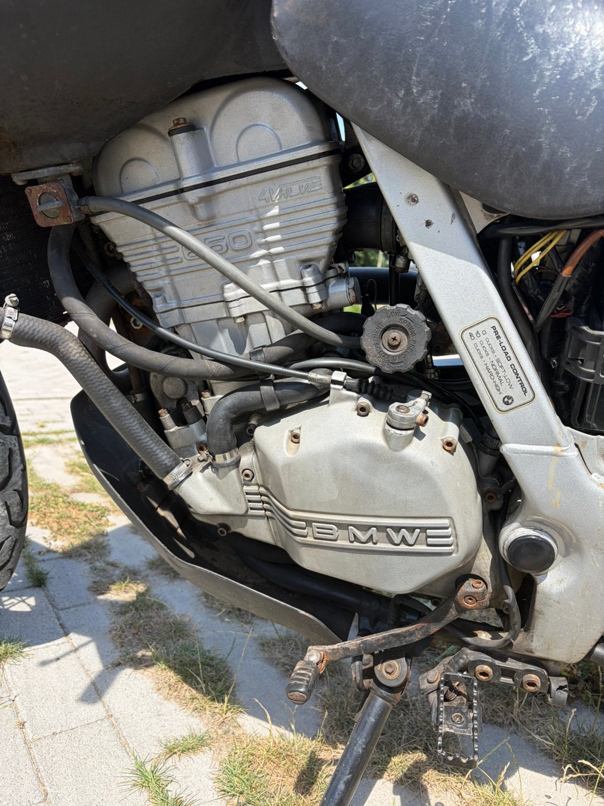 Bmw F650 frame met kenteken en motor blok, Ophalen of Verzenden