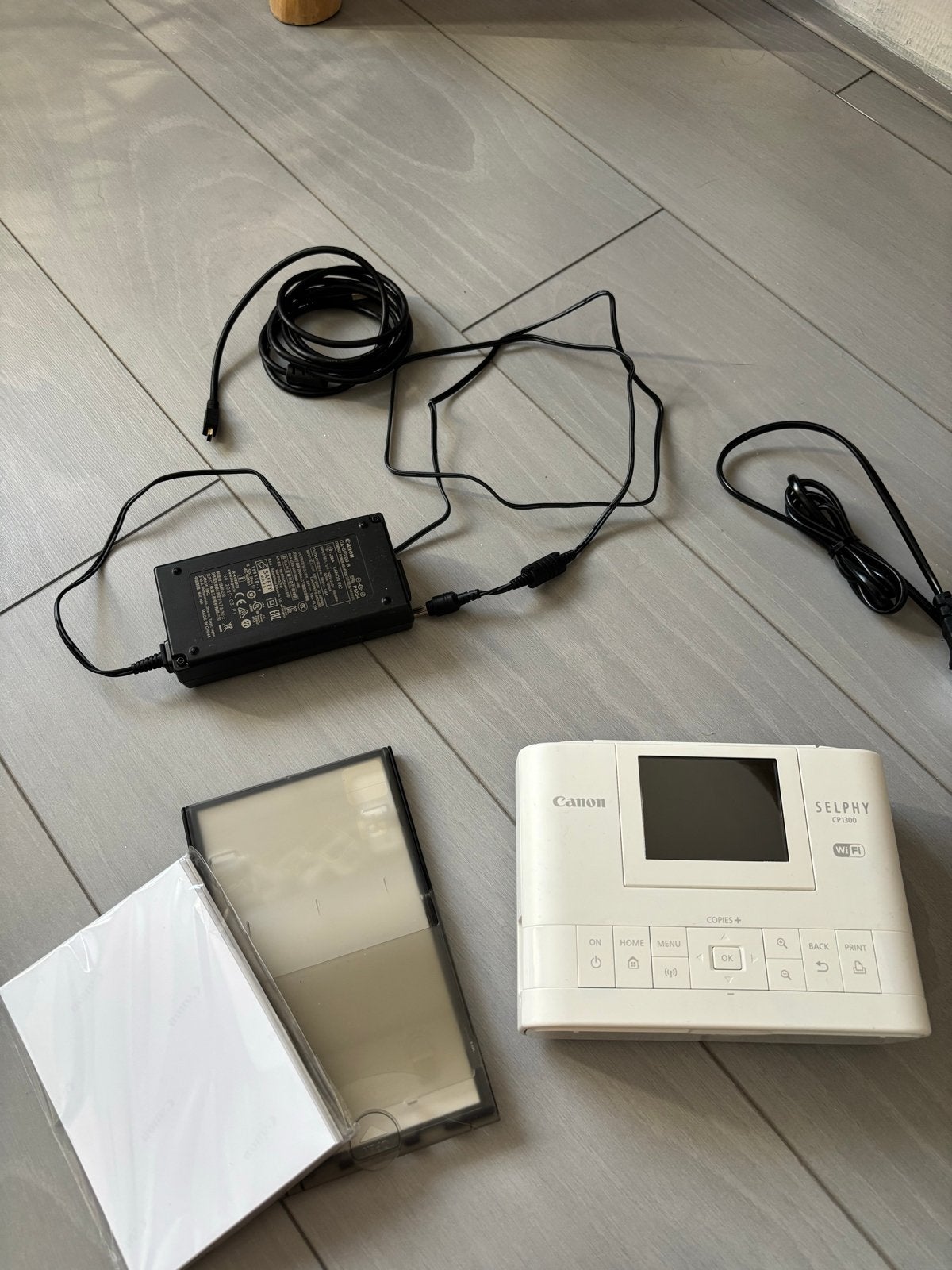 Canon Selphy CP1300 fotoprinter met accessoires en papier, Computers en Software, Printers, Fotoprinter, Kleur printen, Ophalen of Verzenden