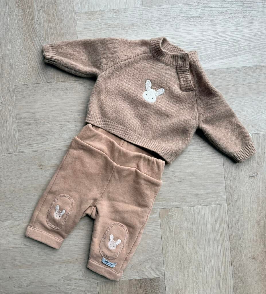 Sibbe Merino Wool Sweater & Joek Trousers| Fluffy Bunny, Verzenden, Zo goed als nieuw, Jongetje of Meisje, Truitje of Vestje
