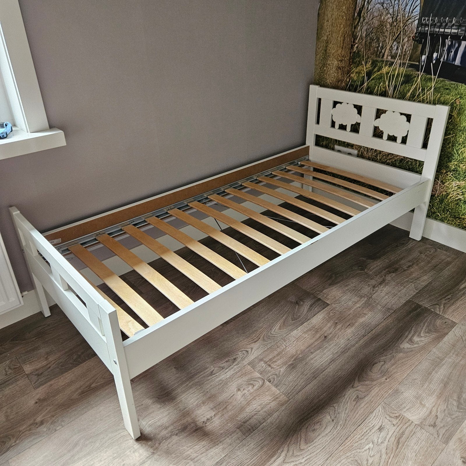 Leuk bed te koop!, Ophalen