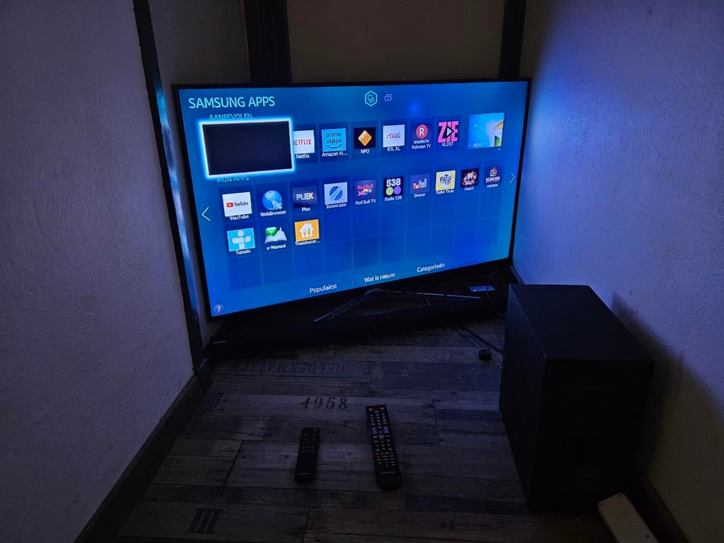 Samsung 48 inch TV en Soundbar 120W te koop, Audio, Tv en Foto, Televisies, Ophalen, Gebruikt, Samsung, 100 cm of meer