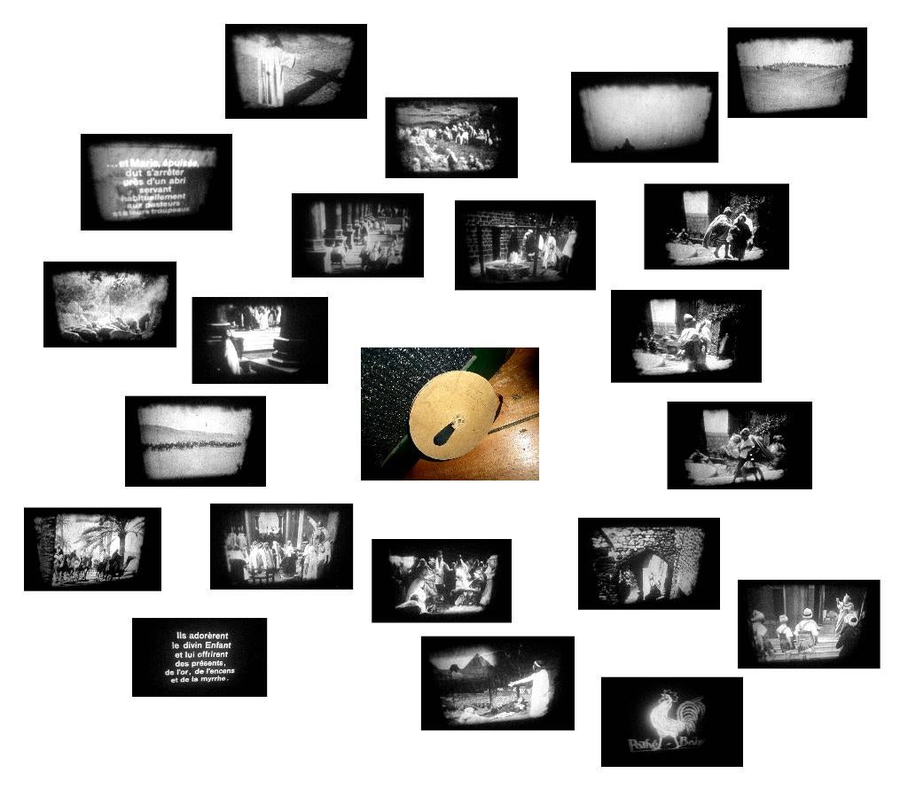 9,5mm film birth of jesus christ - silent - zw/w - 1920, Audio, Tv en Foto, Filmrollen, Ophalen of Verzenden, 16mm film