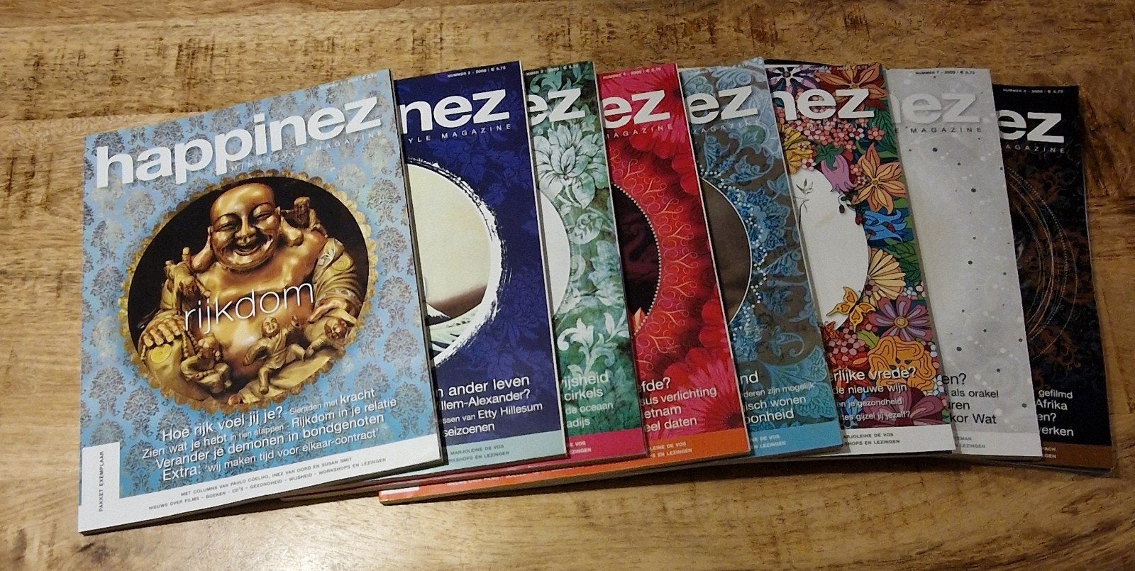 happinez complete jaargang 2009, Boeken, Verzenden, Gelezen, Lichaam en Geest