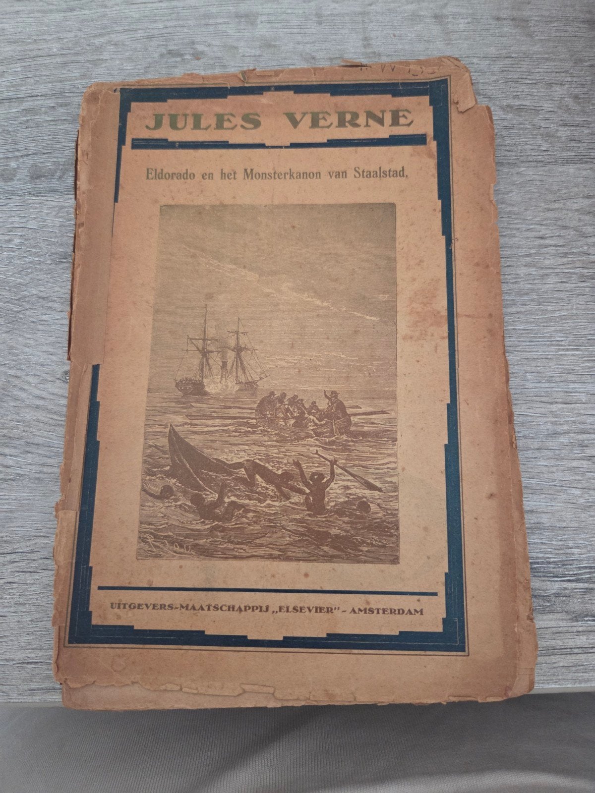 Jules Verne - Eldorado en het Monsterkanon van Staalstad, Ophalen of Verzenden, Gelezen, Jules Verne, Nederland