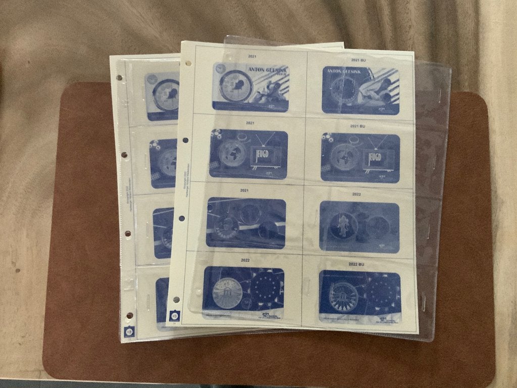 Hartberger S1 Euro Supplementen Coincards 2021-2022, Ophalen of Verzenden, Verzamelmap