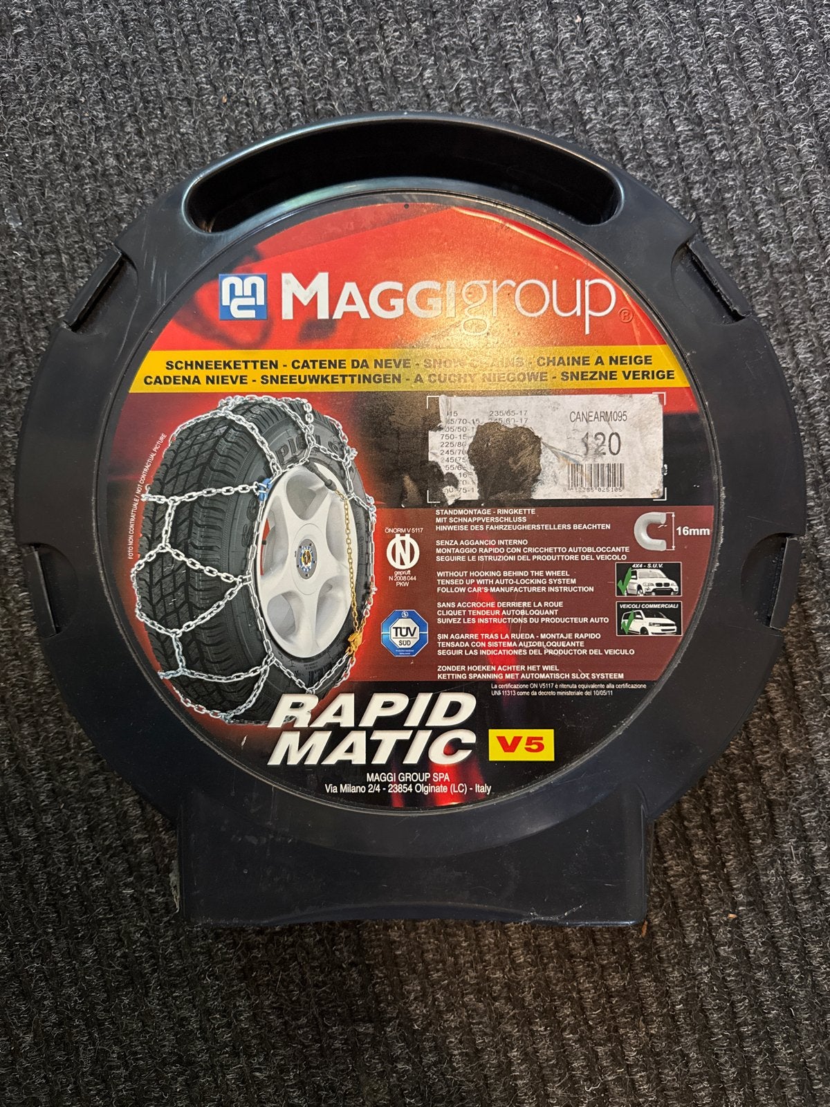 Nieuwe MaggiGroup Rapid Matic V5 sneeuwkettingen, Ophalen of Verzenden, Gebruikt