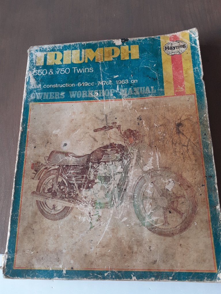 werkplaats handboek triumph t140, Ophalen, Triumph