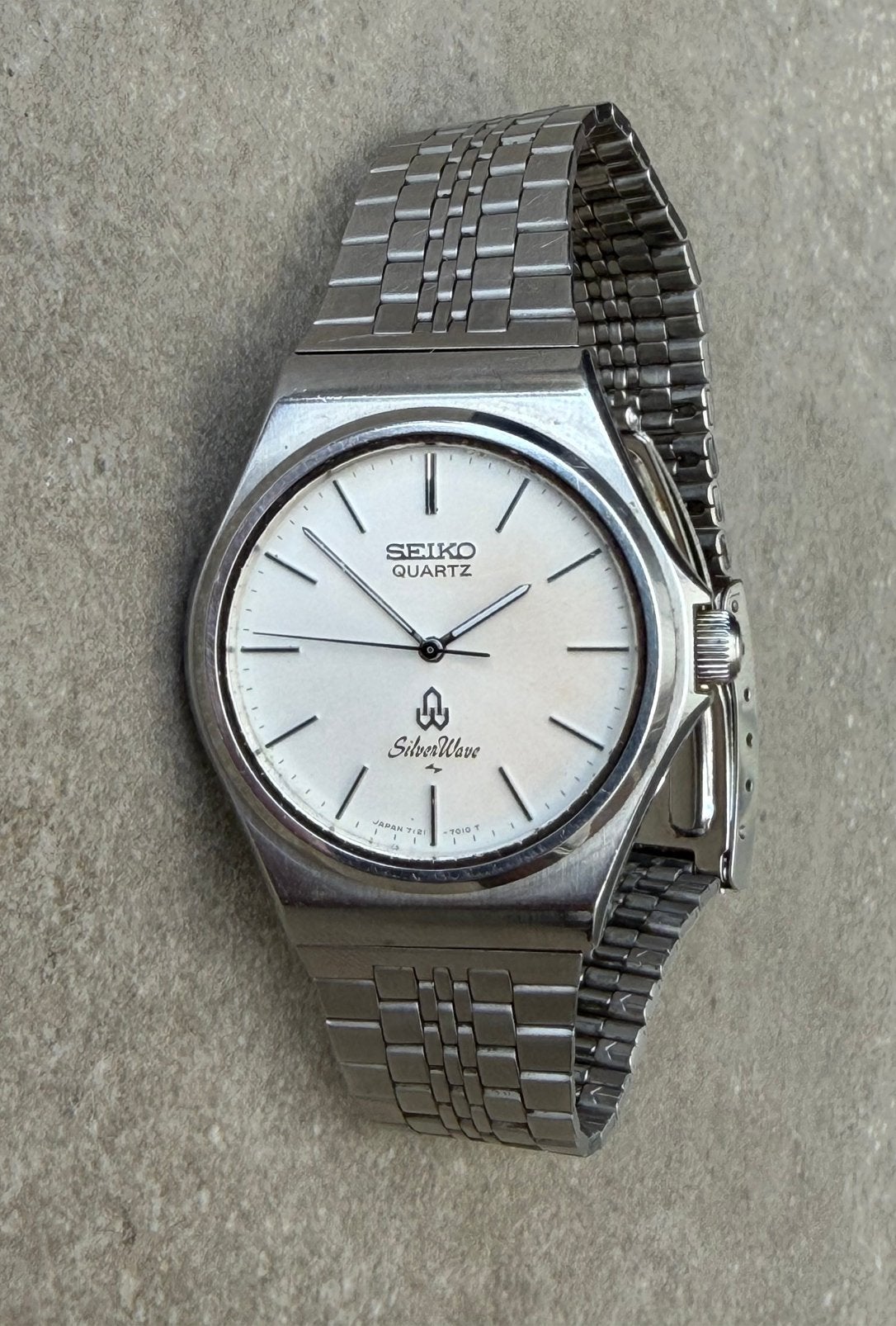 Zeldzame Seiko SilverWave Horloge 7121-7010 Vintage JDM !!, Sieraden, Tassen en Uiterlijk, Horloges | Heren, Ophalen of Verzenden