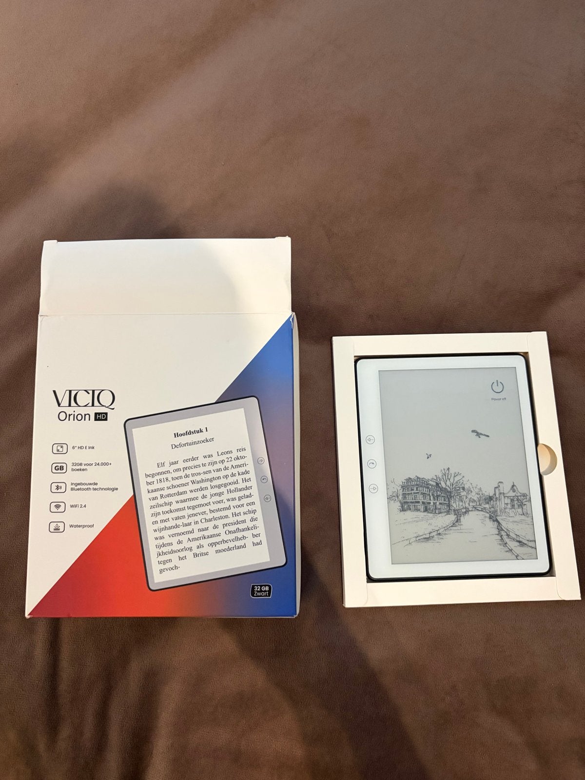 VICIQ E-reader - 32GB, Wi-Fi, Bluetooth, Storytell, Bluetooth, 6 inch of minder, Ophalen of Verzenden, Zo goed als nieuw