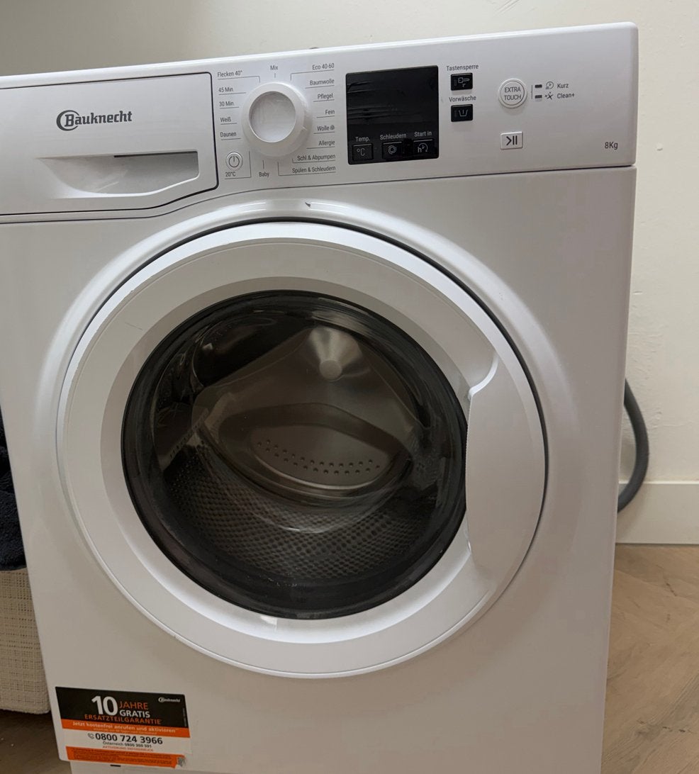 Bauknecht wasmachine 3 jaar oud - lagers defect (8kg), 8 tot 10 kg, Ophalen, Niet werkend, Voorlader