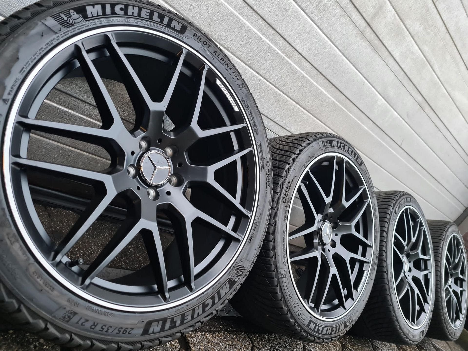 21 inch AMG Mercedes GLE ML W164 W166 63S 53 R klasse velgen, Auto-onderdelen, 295 mm, -, -, Banden en Velgen