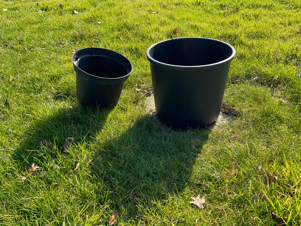 Bloempotten, kweekpotten, diverse maten, Tuin en Terras, Bloempotten, Kunststof, Rond, Ophalen of Verzenden, Minder dan 40 cm