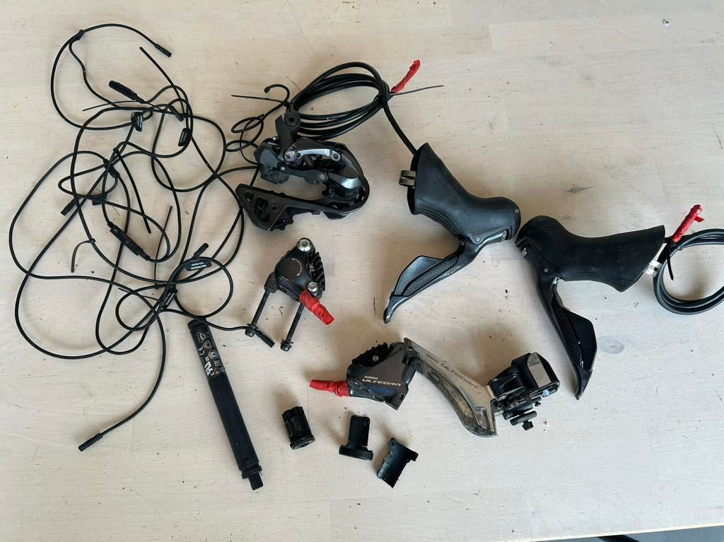 Shimano Ultegra R8000 DI2 - compleet of onderdelen, Fietsen en Brommers, Fietsonderdelen, Ophalen of Verzenden, Zo goed als nieuw