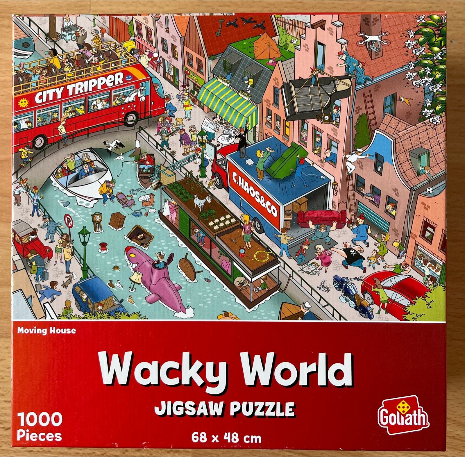 Wacky World Jigsaw Puzzel 1000 stukjes Goliath, Ophalen, 500 t/m 1500 stukjes, Zo goed als nieuw, Legpuzzel