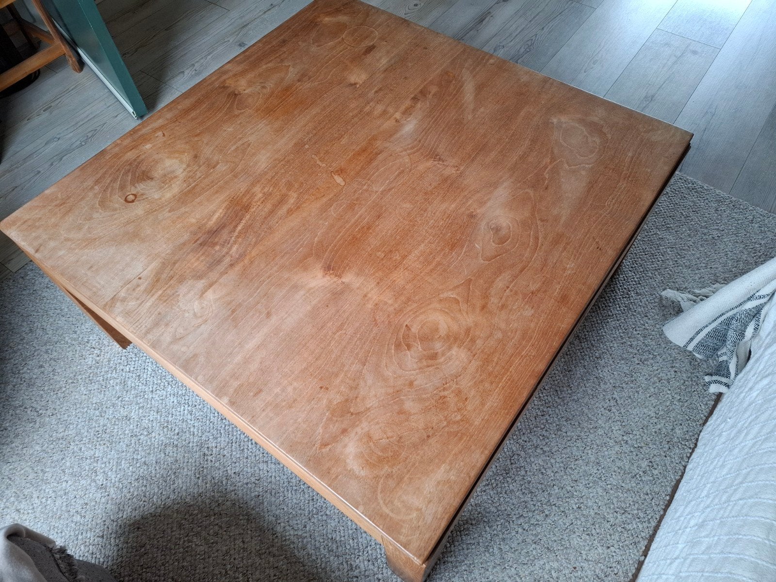 Grote teak houten salon tafel, Huis en Inrichting, Ophalen, Gebruikt, 100 tot 150 cm, 50 tot 100 cm