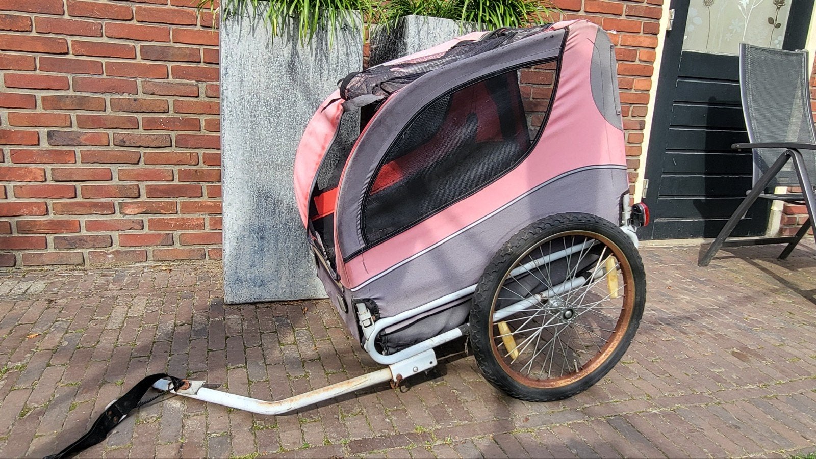 Fietskar voor kranten/folder bezorging, Ophalen, Gebruikt, Bagagekar, 20 tot 40 kg
