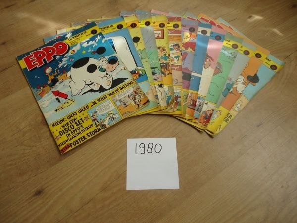 Weekblad Eppo 1980, Boeken, Gelezen, Europa, Ophalen of Verzenden, Meerdere comics
