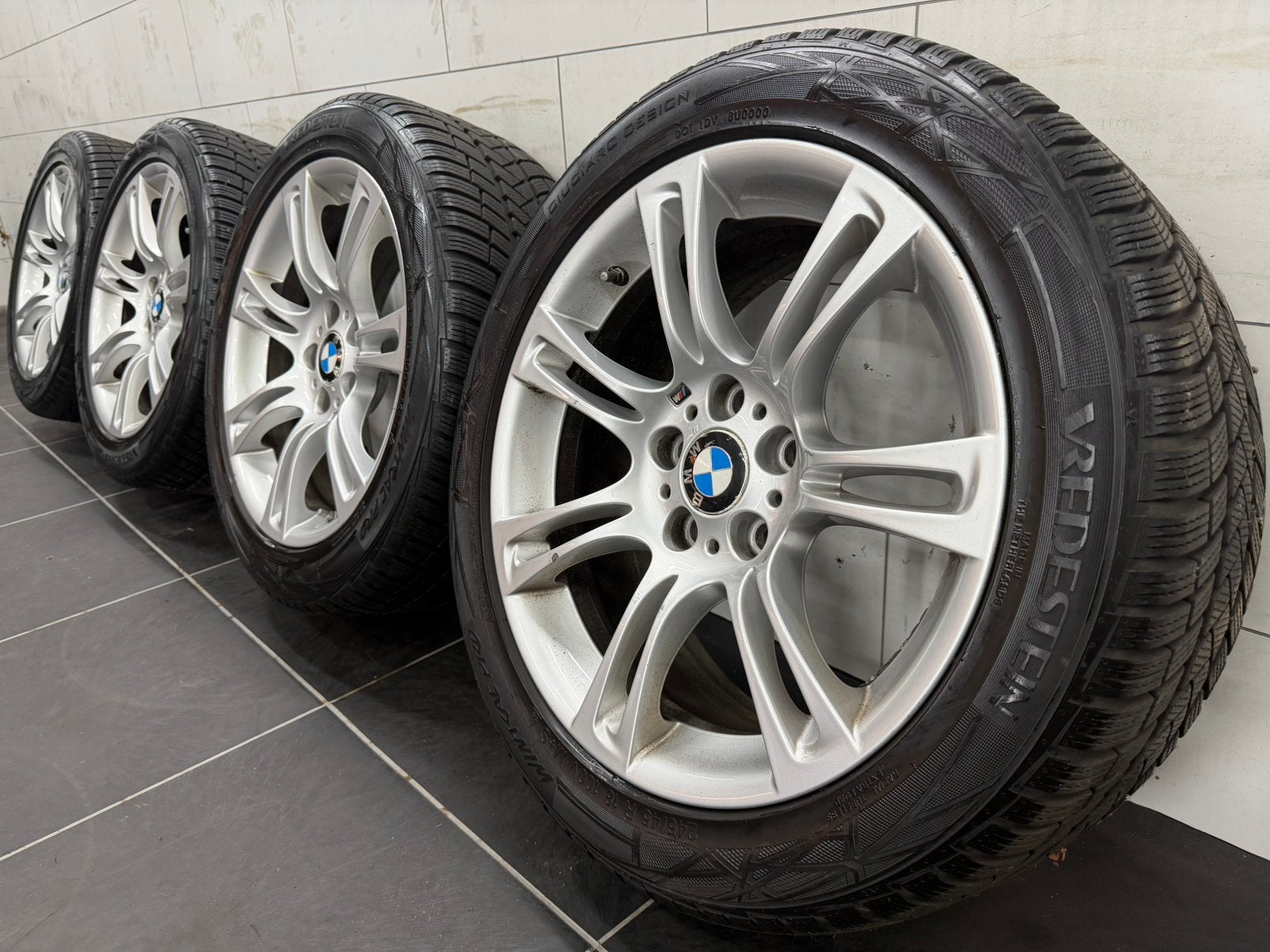 Org. 18 inch lichtmetalen velgen BMW 5 serie F10 Winter, Ophalen, 18 inch, Banden en Velgen, Winterbanden