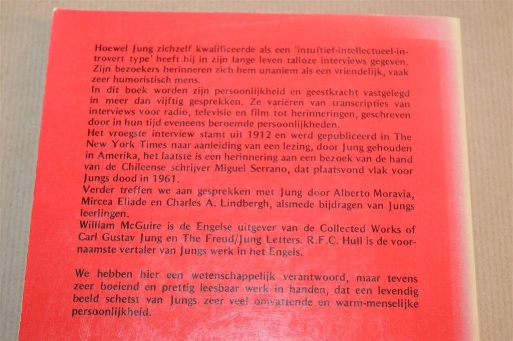Carl Gustav Jung — Interviews & Lezingen Psychologie 470p, Verzenden, Gelezen