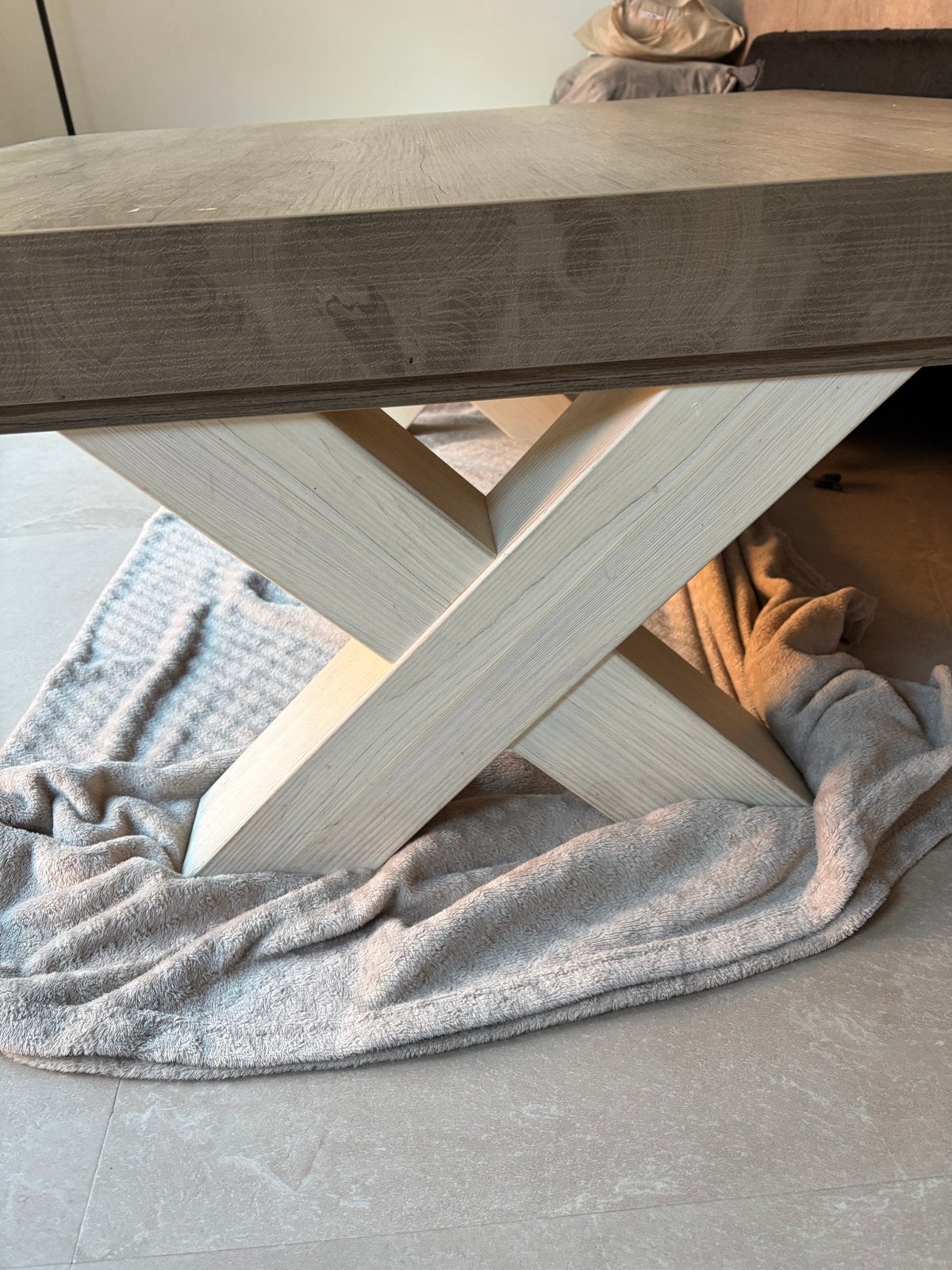 Salontafel 1m x 1m x 42cm H, Ophalen, Gebruikt, Vierkant, 50 tot 100 cm