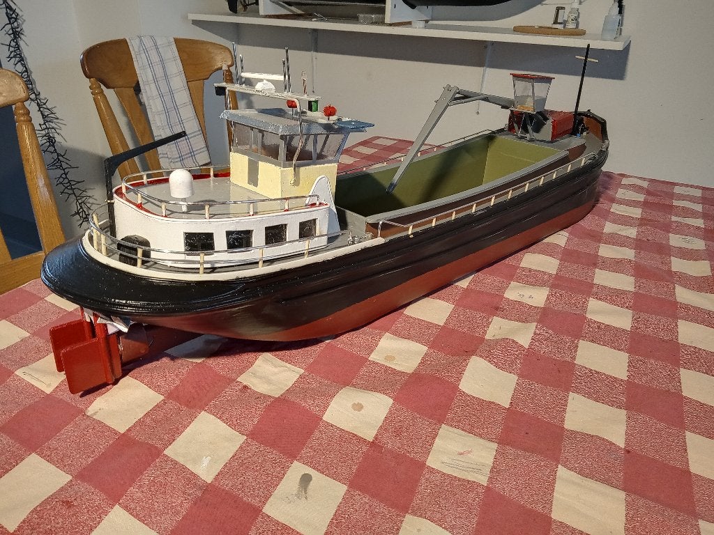Luxe motor kraanschip, Hobby en Vrije tijd, Ophalen of Verzenden, Nieuw, Groter dan 1:32