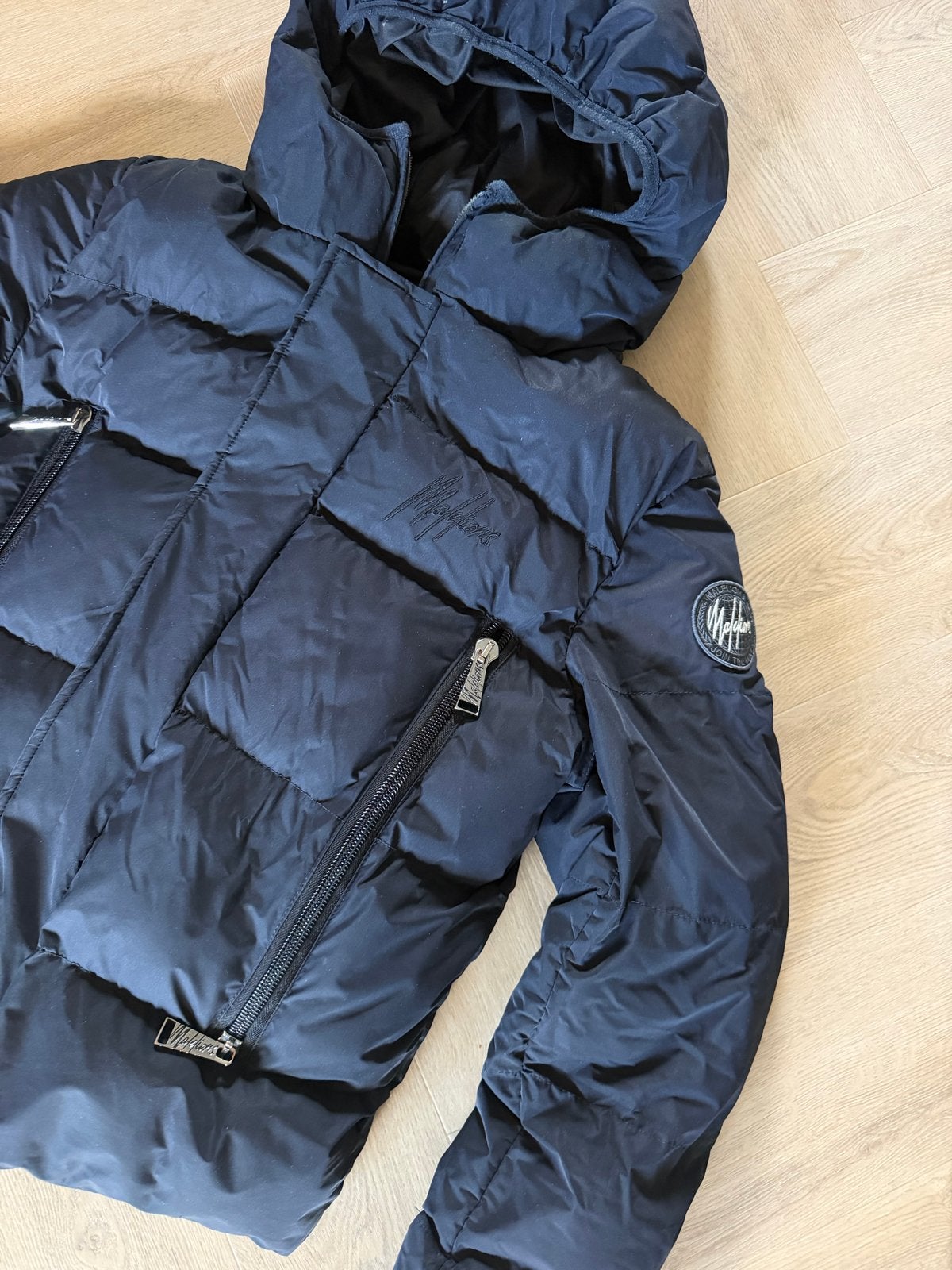 Malelions Jas Navy Blue Maat M - Zeer Goede Staat, Kleding | Heren, Ophalen of Verzenden, Zo goed als nieuw, Maat 48/50 (M), Blauw