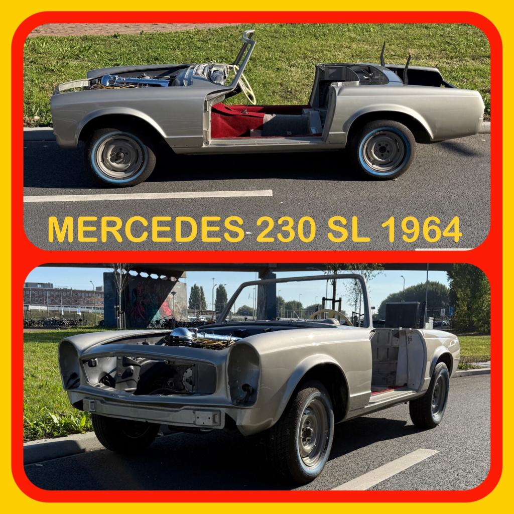 148. Mercedes Bens Pagode in Onderdelen 230 SL, Ophalen, Voor, Motorkap