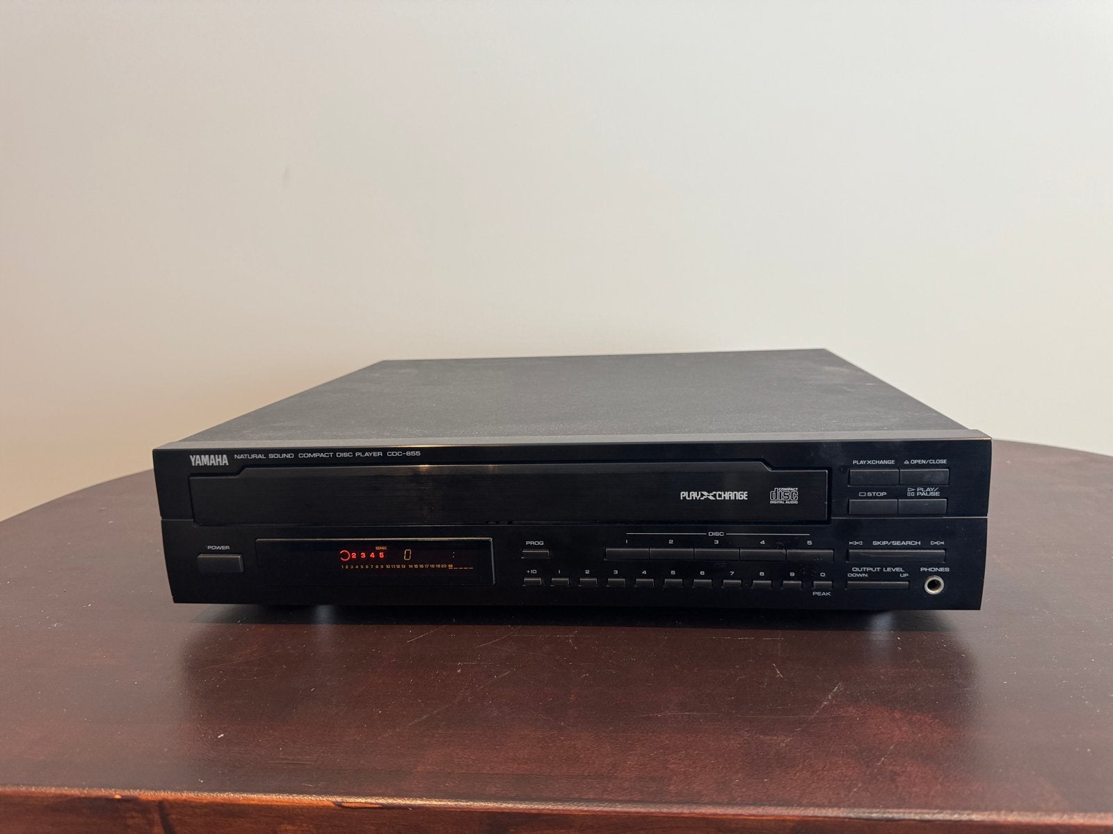 Yamaha CDC-605 Natural Sound CD-speler met wisselaar, Ophalen of Verzenden, Gebruikt, Overige merken, Wisselaar