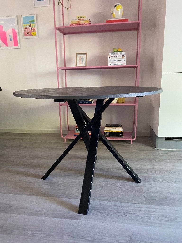 Ronde eettafel Ikea Mariedamm, Huis en Inrichting, Tafels | Eettafels, Ophalen, Overige materialen, 50 tot 100 cm, 100 tot 150 cm