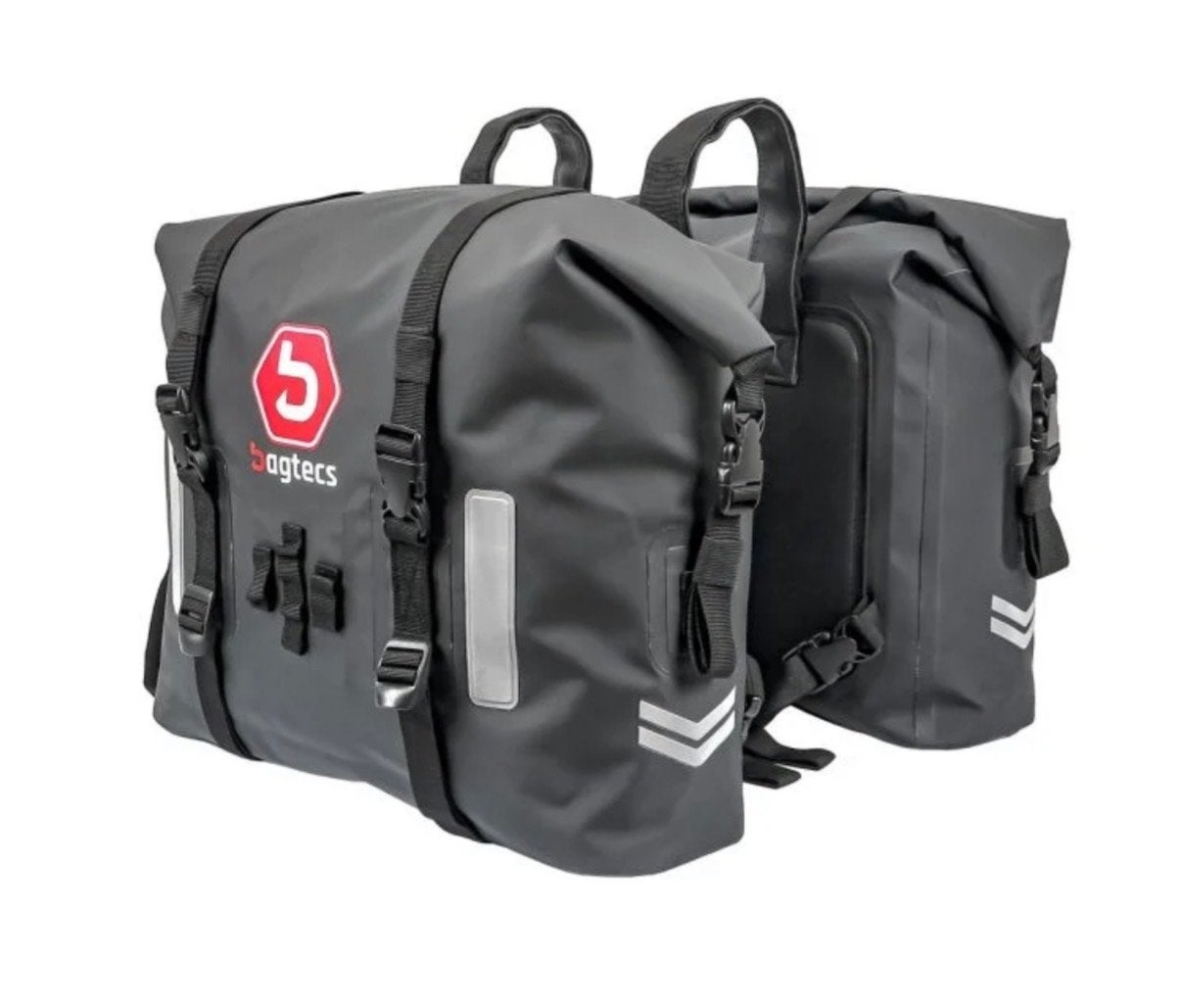 Zadeltas universeel 2x 30 liter, Ophalen, Gebruikt