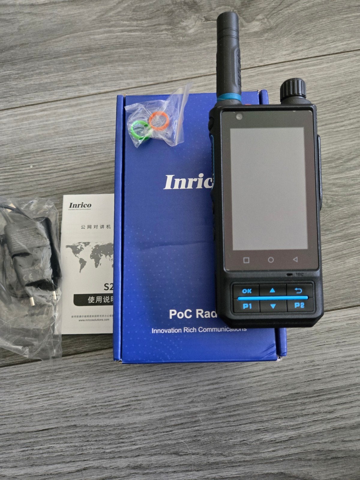inrico S200 V2 poc radio zello portofoon als nieuw in doos, Ophalen of Verzenden, Zo goed als nieuw, 15 km of meer