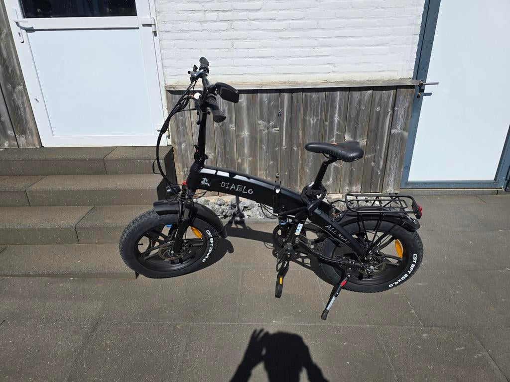 Diablo elektrische fatbike/vouwfiets met Shimano 7 versn., Ophalen of Verzenden, Zo goed als nieuw, Overige merken