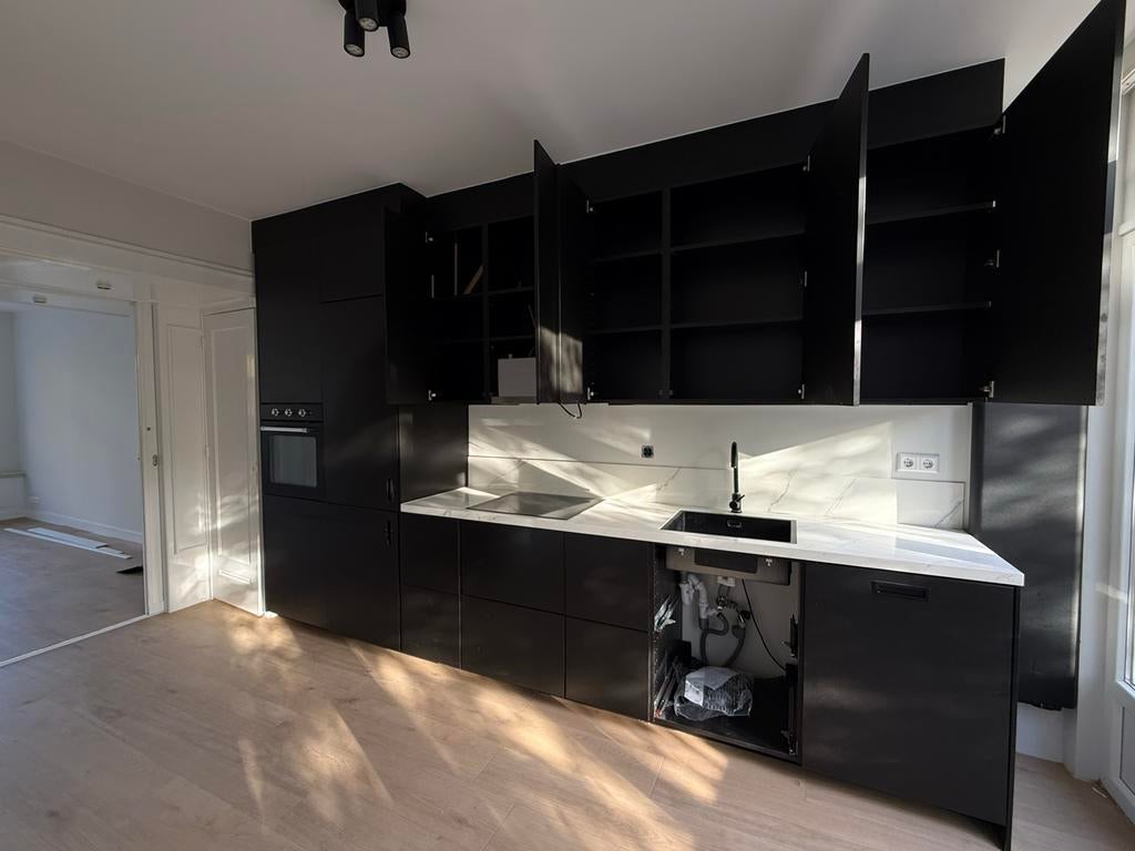 Ikea method keukenkasten te koop, Huis en Inrichting, Ophalen, Overige materialen, Zwart, Enkelwandige keuken