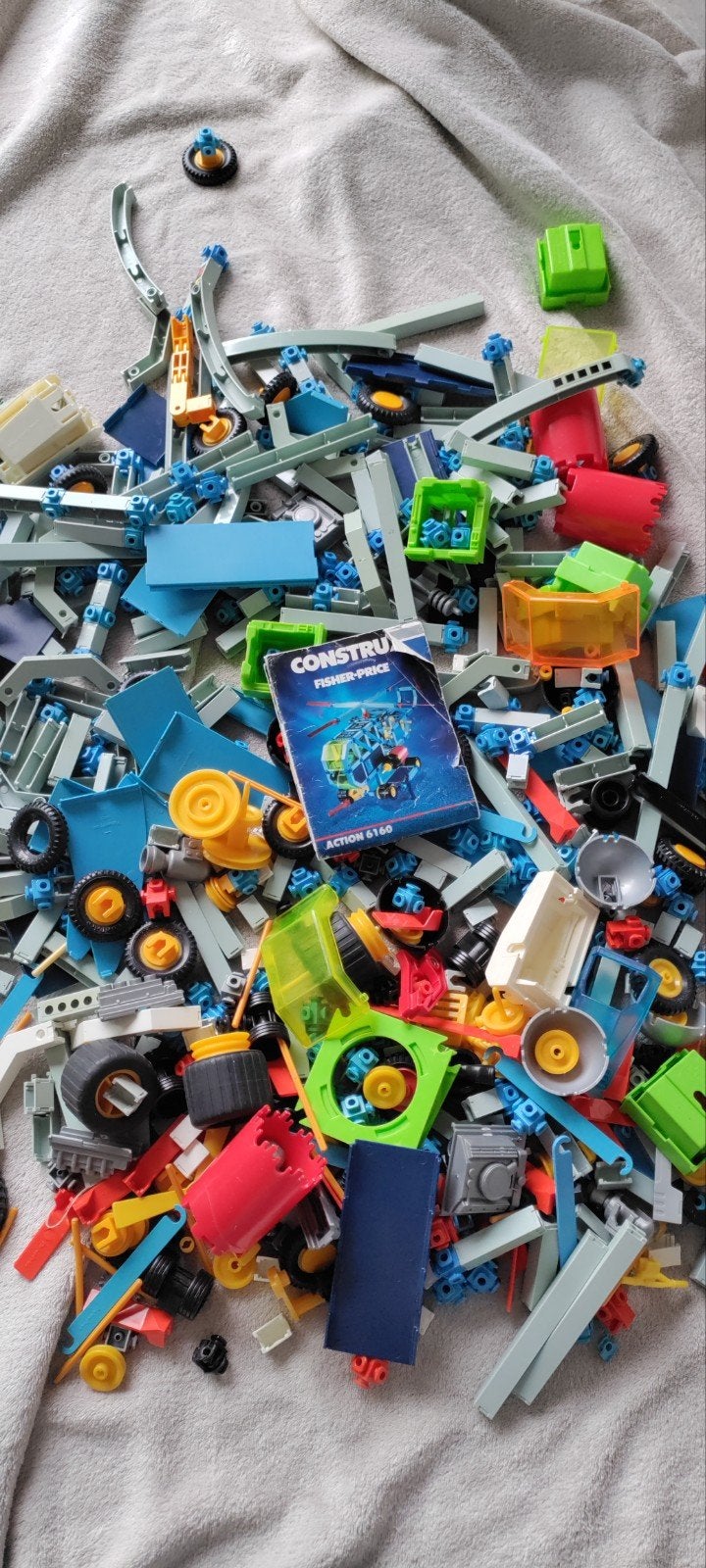 Vintage Fisher Price Construx 6160 met bouwtekeningen, Ophalen of Verzenden, Gebruikt, Jongen of Meisje