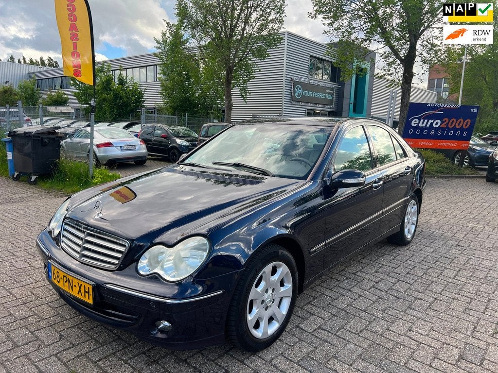 Mercedes-Benz C-klasse 230 K. Elegance - AUTOMAAT - LEDER !, Auto's, Mercedes-Benz, Bedrijf, Te koop, C-Klasse, ABS, Airbags, Airconditioning