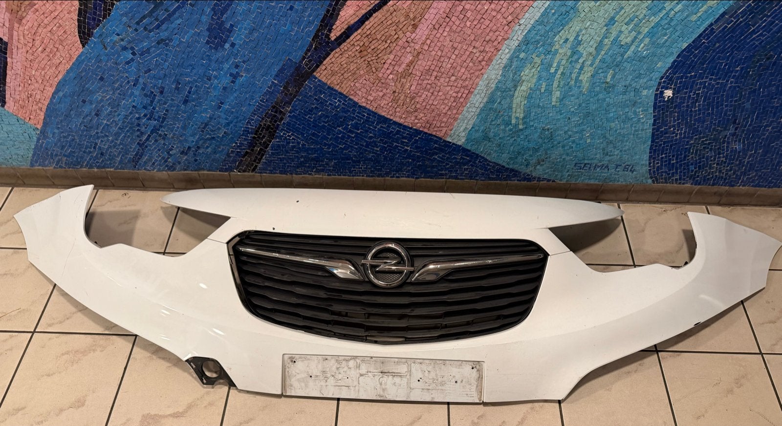 Opel Combo E  Bumper voor grille Wit Voorbumper Grill 2021 ✅, Ophalen of Verzenden
