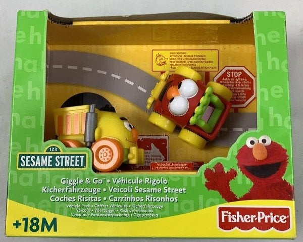 Fisher-Price Sesamstraat Giechelvoertuigen Elmo