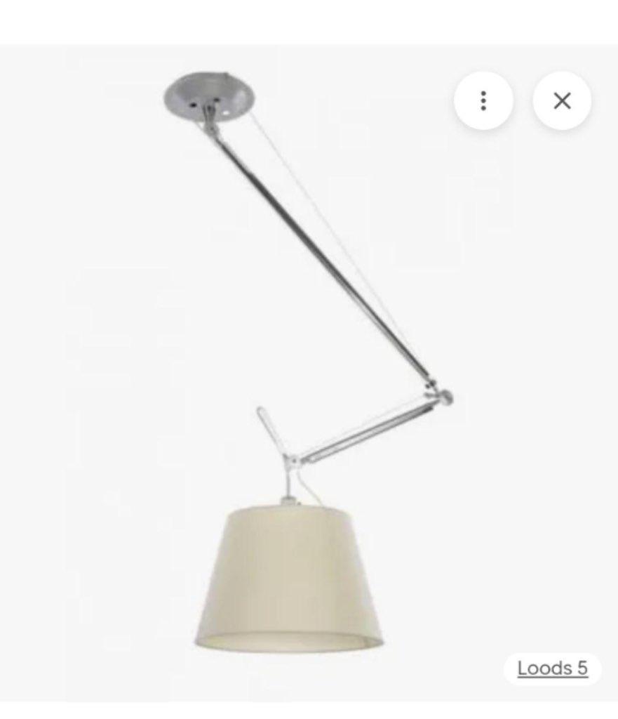 Artemide Tolomeo plafondlamp, Ophalen, Gebruikt, Overige materialen, 75 cm of meer