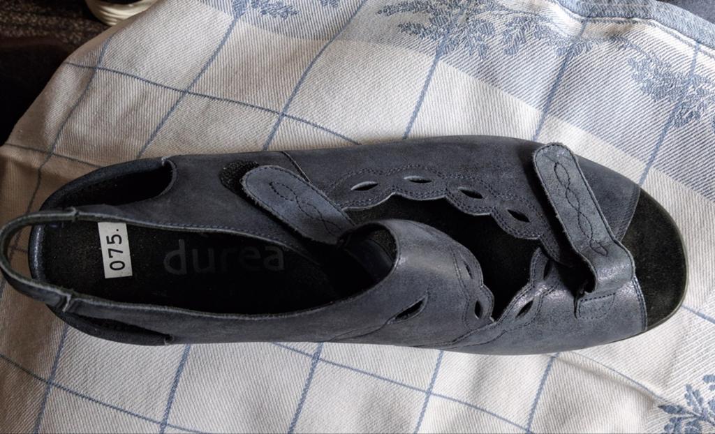 Durea sandalen maat 41  (nieuwstaat), Durea, Blauw, Nieuw, Sandalen of Muiltjes
