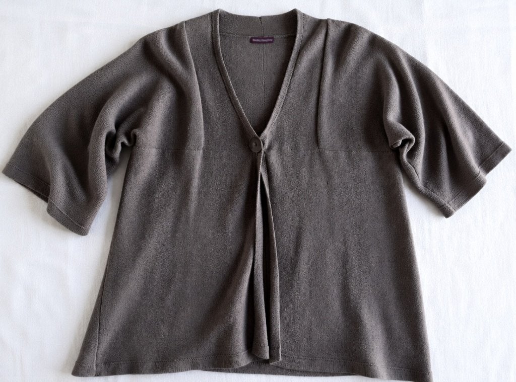 Blancheporte vest bolero 52 vestje taupe bruin grote, Verzenden, Zo goed als nieuw, Bruin, Trui of Vest