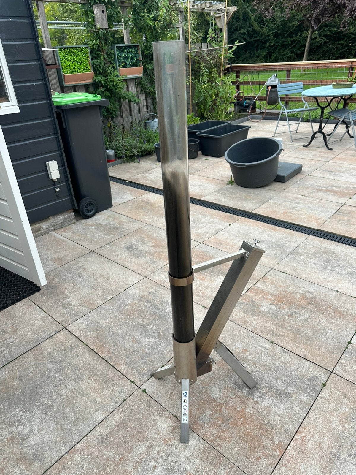 Pellet terrasverwarmer, Ophalen, Zo goed als nieuw