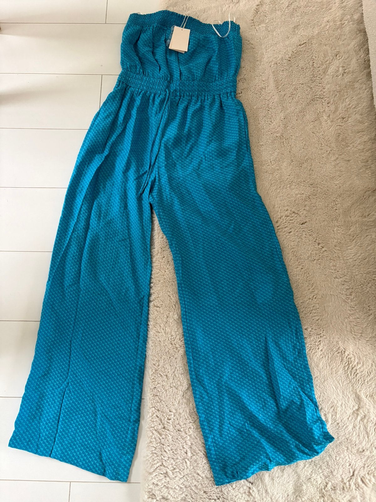 Nieuw! FRNCH jumpsuit blauw maat L, Ophalen of Verzenden, Zo goed als nieuw, Blauw