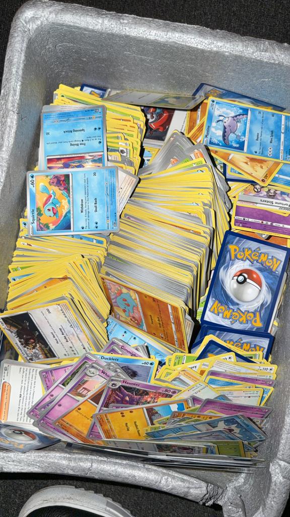 Grote partij Pokémon kaarten - circa 500 stuks, gaaf!, Ophalen of Verzenden, Zo goed als nieuw, Meerdere kaarten