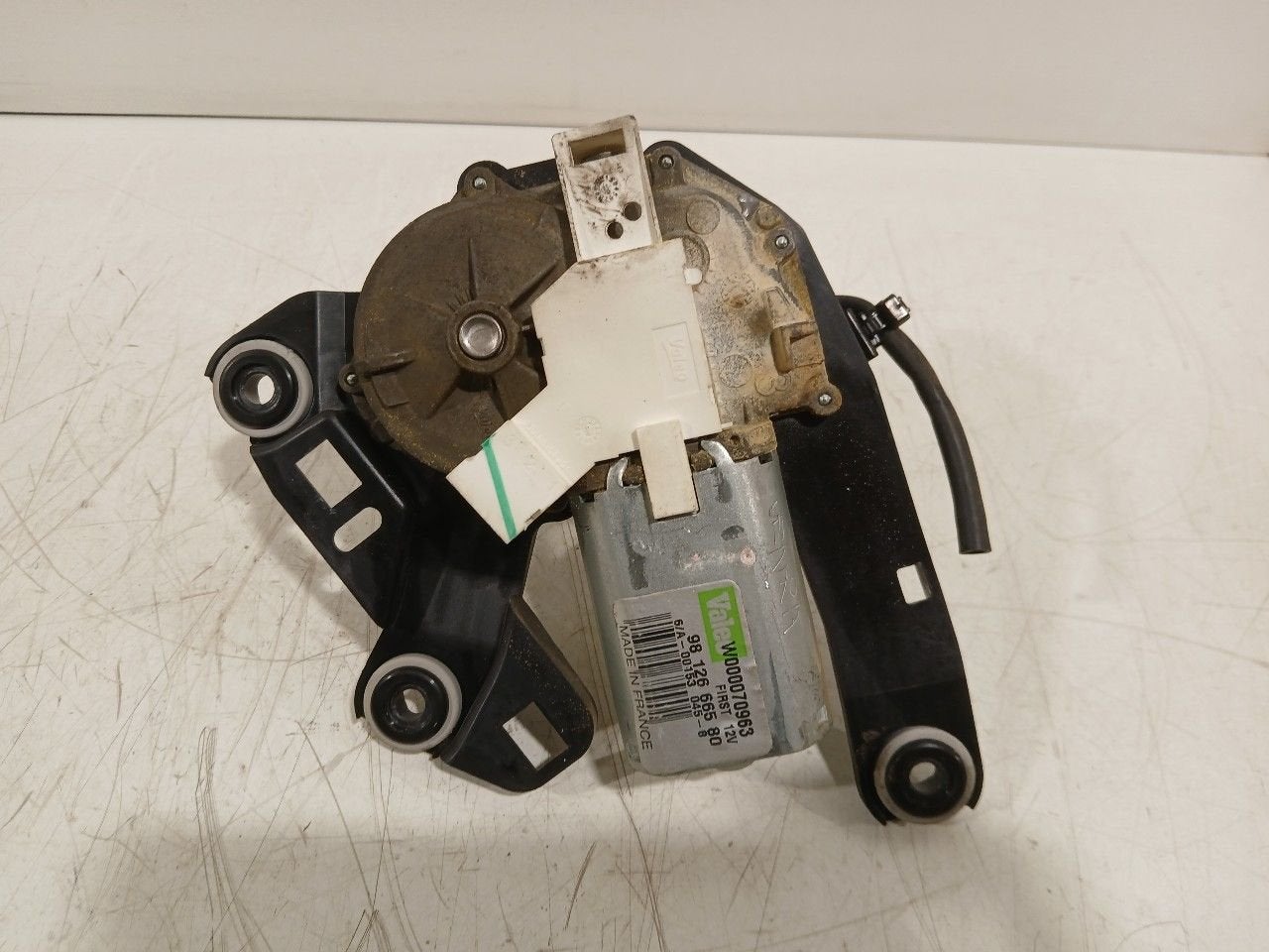 Ruitenwissermotor achter Peugeot Expert, Onderdelen@venauto.nl, Van der Ven Autorecycling B.V., Gebruikt, Ettenseweg 76, 4706 PB Roosendaal, The Netherlands