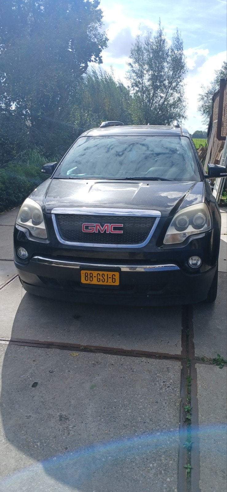 GMC 2008 Zwart, Auto's, Zwart, 7 stoelen, Zwart, Leder