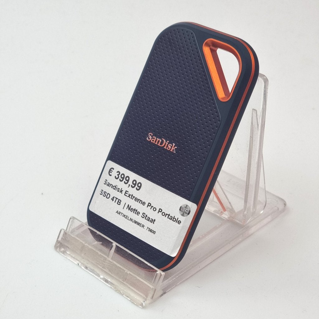 Sandisk Extreme Pro Portable SSD 4TB | Nette Staat, Computers en Software, Sandisk, Zo goed als nieuw, Support@sandisk.com, Western Digital Technologies, Inc.,
951 SanDisk Drive,
Milpitas, CA 95035,
United States
