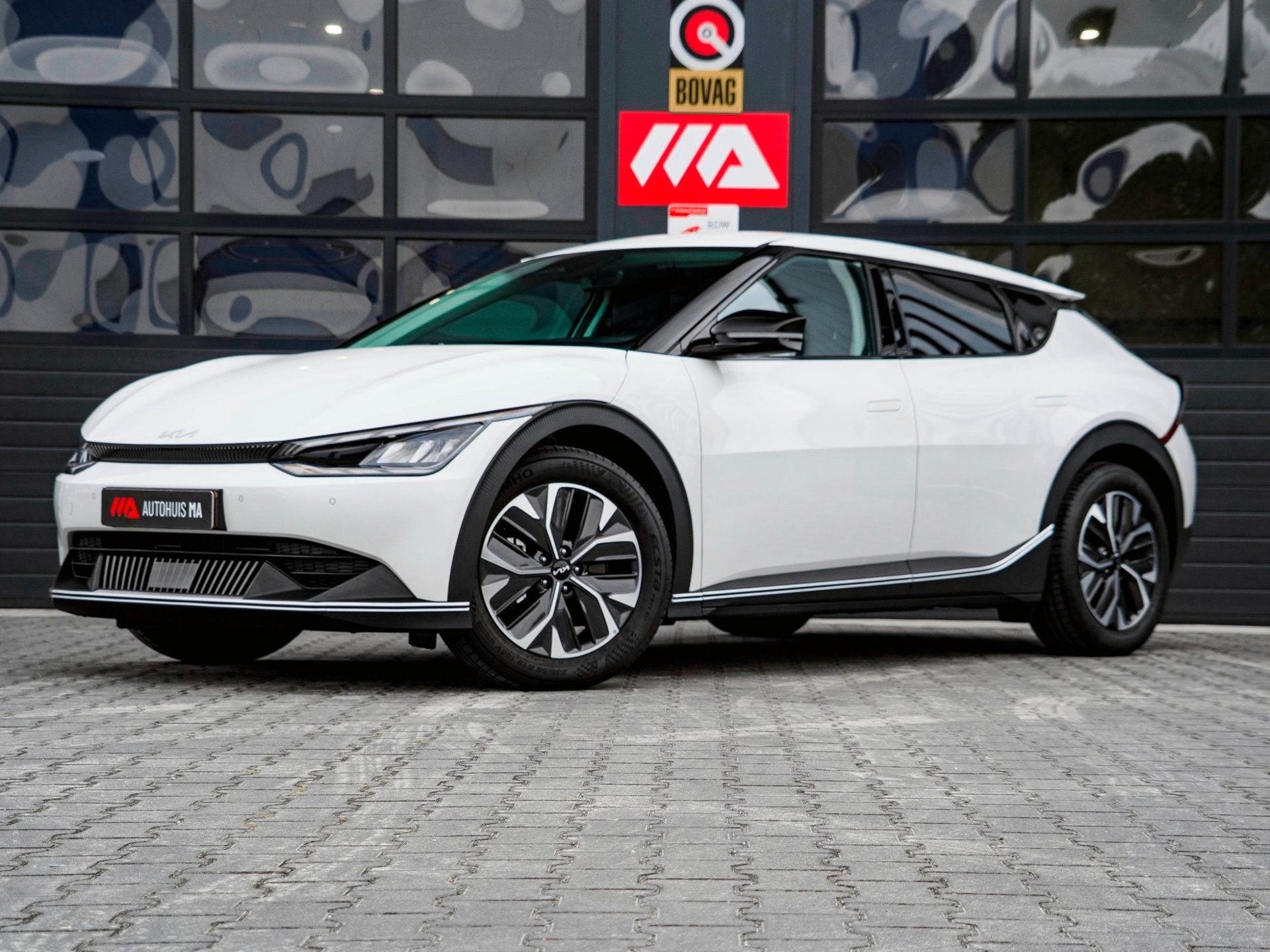 Kia EV6 Light Edition 58 kWh | 100% SOH | WINTERPAKKET | CAM, Auto's, Automaat, Gebruikt, Wit, Origineel Nederlands